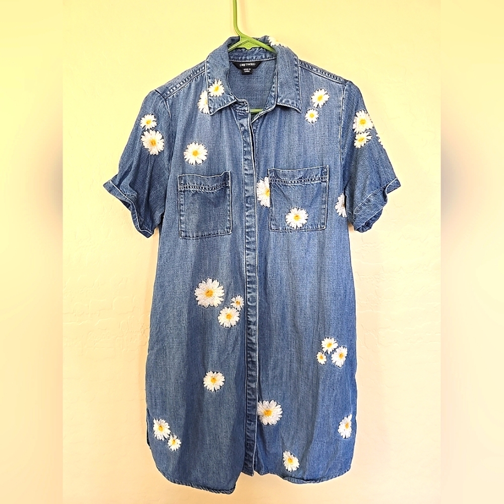 Driftwood Jeans Embroidered Mabel Dress Daisy Daydream Size S